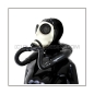 Preview: Deluxe Z56 gasmask-zipperhood-system SMELLBAG-Z with neckrespirator-rubbersmell-bag-set